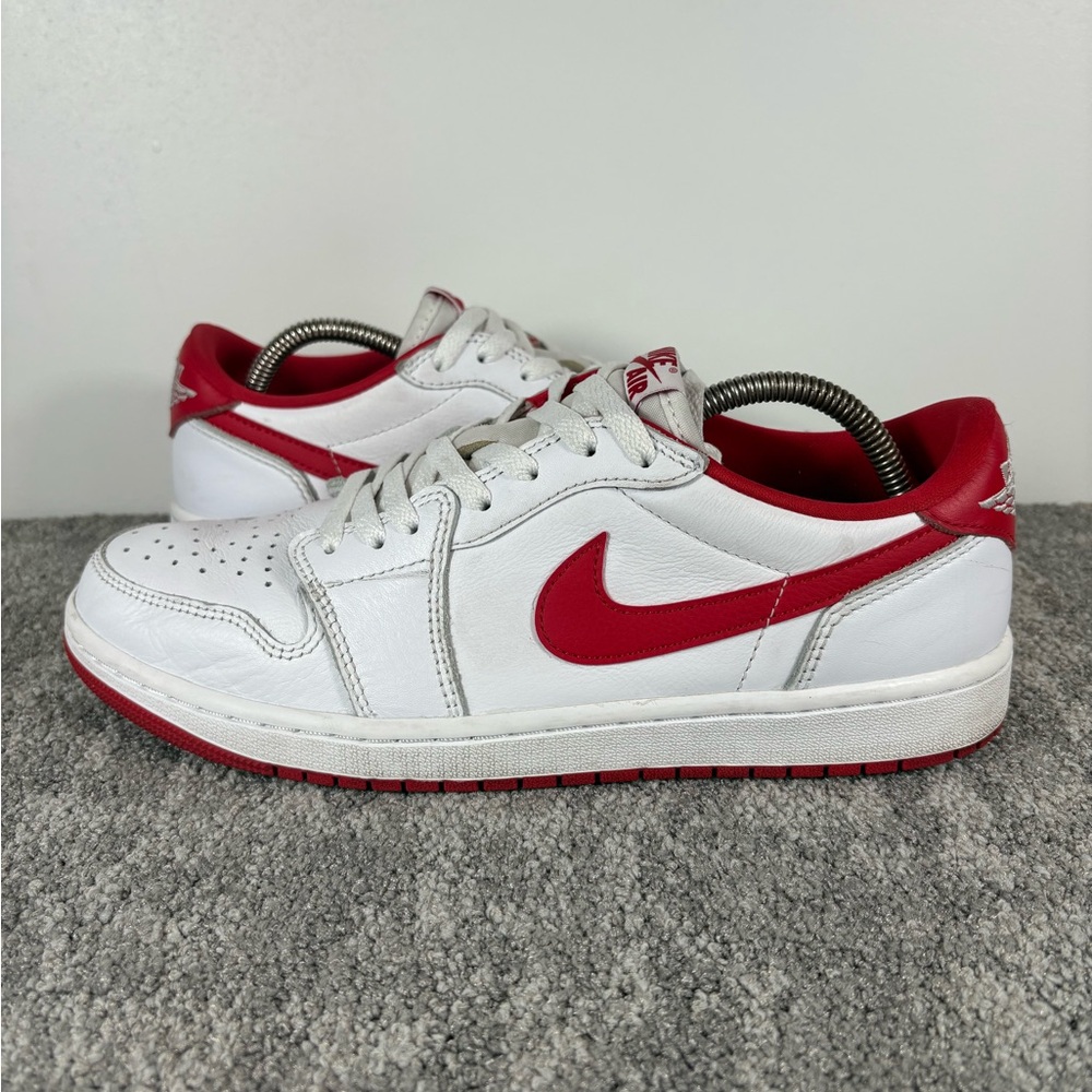 Nike Air Jordan 1 Retro Low OG 2023 White University Red CZ0790-161 sz 10 Men's